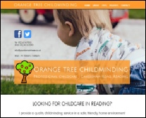 Orange website design
